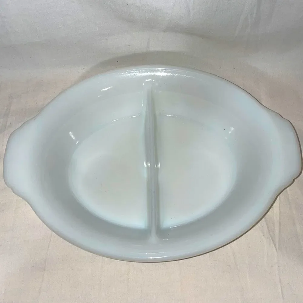 King Fire Vintage Divided Casserole Dish